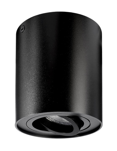 [W4L008487] Surfacemountedceilinglamp,Bengala,constantvoltage,220-240VAC/50-60Hz,numberofbases:1,GU10,1xmax.50,00W,aluminum,black,IP20