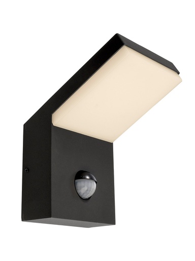 [W4L009170] Surface-mounted wall light - Tucanae Motion, 18 W, 3,000 K, dark grey