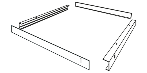 [W4L020746] Kit de montage en saillie pour dalle 6060