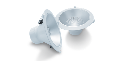 [W4L021804] Downlight LEGENDE, 20 watts, UGR<19, encast. Ø150mm, blanc naturel 40