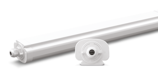 [W4L021850] Etanche OSLO 36W, 130 lm/W, 1200 mm, IP65, câble traversant, 4000K