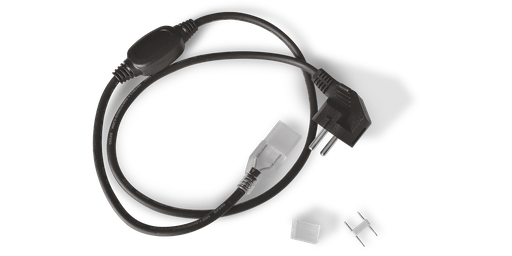 [W4L022051] Connecteur début de ligne et bouchon pour Ruban de chantier 3 lignes