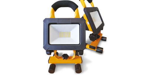 [W4L022055] Projecteur portatif, 20 watts, blanc naturel 4000K, finition jaune