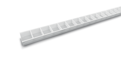 [W4L022068] Kit optique Louvre blanc 1200mm EVOLINK