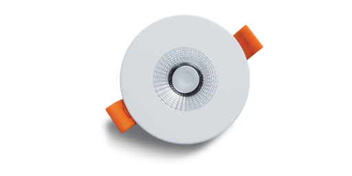 [W4L022135] Spot ORION 7 watts, IP44, 36°, collerette blanche, blanc naturel 4000