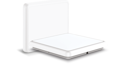 [W4L022181] Plafonnier Carré OSIRIS 25W 4000K 2500lm détecteur réglable 