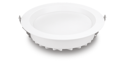 [W4L022274] Downlight HORUS 35W 8'' CCT changing IP54 Blanc Cutout 200-210mm 
