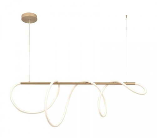 [W4L022574] PENDANT LIGHT LED 28W METAL GOLD