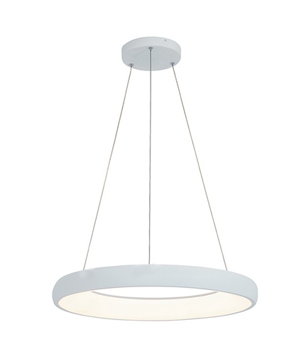 [W4L022646] PENDANT LED LIGHT 50W 3000K ALUMINΙUM WHITE