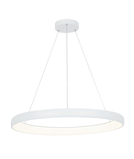 [W4L022654] PENDANT LED LIGHT 60W 3000K ALUMINIUM WHITE
