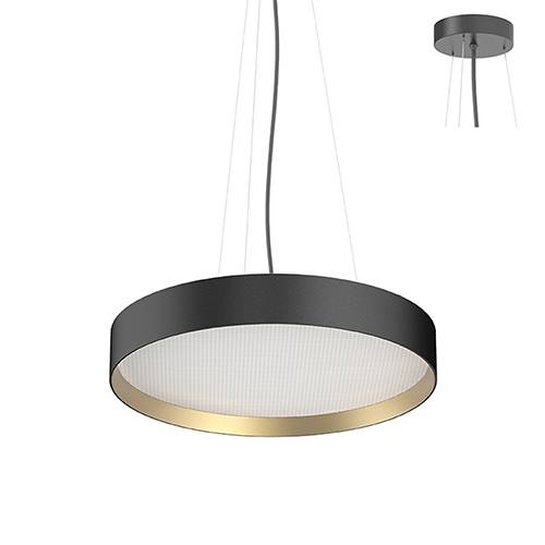 [W4L026198] NOVA CSP 1 P 26W 3930Lm 120° Noir mat - Doré