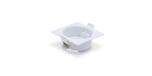 [W4L046032] Collerette Carré Blanc pour Downlight GASPARD 7W