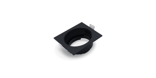 [W4L046033] Collerette Carré Noir pour Downlight GASPARD 7W