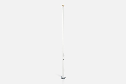 [W4L058761] Mats pour drapeau et sapin composite blanc 12M