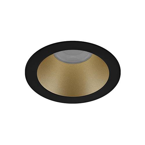 [W4L059329] BORA RDH EVO 7W 800Lm 60° IP65 DIM Noir mat - Laiton mat
