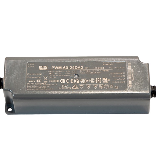 [W4L059388] Alim. LED 60W DC24V Dimmable DALI IP67
