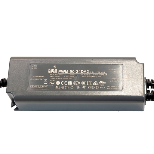 [W4L059389] Alim. LED 90W DC24V Dimmable DALI IP67