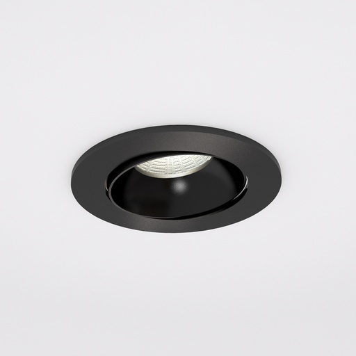 [W4L059402] ARGELES Encastrés 3000K Noir structuré Ressorts AC230V 7W 36° IP20