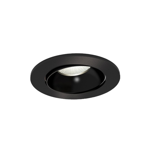[W4L059403] ARGELES Encastrés 4000K Noir structuré Ressorts AC230V 7W 36° IP20
