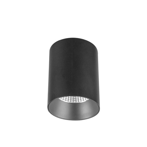 [W4L059435] NANCY 18 Spot Apparent 3CCT Noir AC230V TRIAC 18W