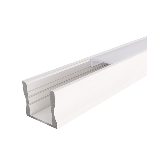 [W4L059663] PORTO Profilé Apparent 2,9m Blanc - Individuel