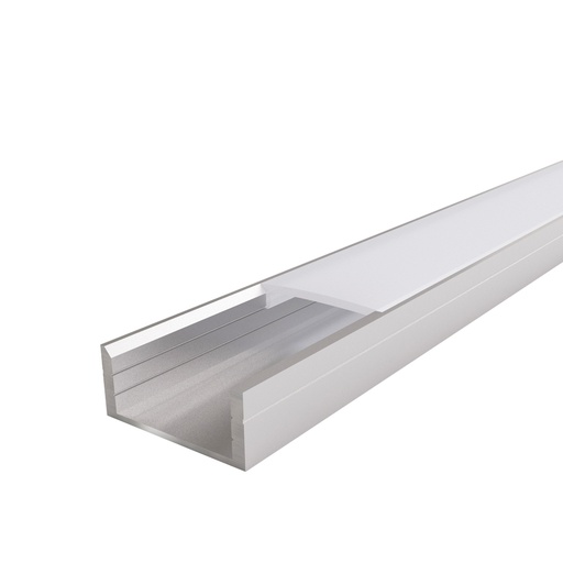[W4L059668] DOUR Profilé Apparent 2,9m Aluminium - Individuel