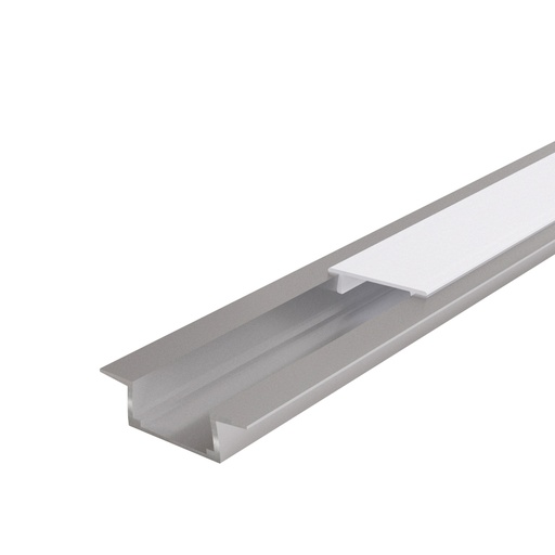 [W4L059510] PALMA Profilé Encastré 2,9m Aluminium - Individuel