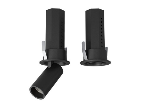 [W4L061872] XSKATE RECESSED RETRACTABLE PROJ. 1x6W CRI.90 36dgr UGR<19 3000K IP40 SBK (5.1.2)