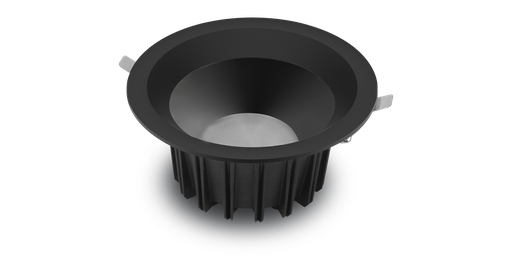 [W4L065054] Downlight ASSIA 14-20W 6 - Diam 176MM - Déc. 150MM CCT changing - Noir