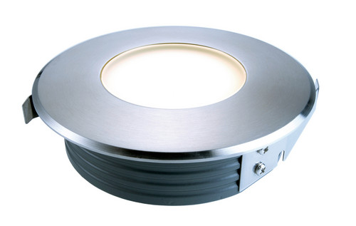 [W4L882206] Recessed floor light - Flat 230V 100MM - 1.3W -  3000K - silver